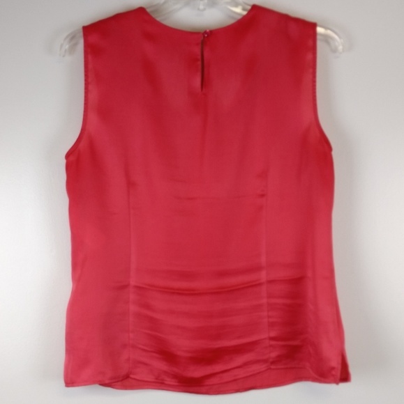 Kasper Sleeveless Blouse Coral Size Large - Picture 3 of 5